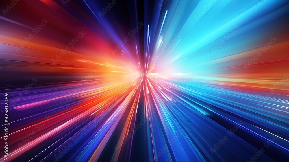 Abstract colorful speed lines background. Abstract colorful speed lines background.