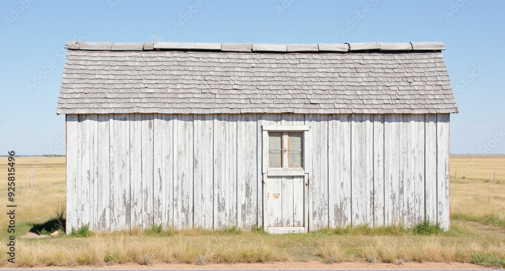 Obraz premium old barn in the field