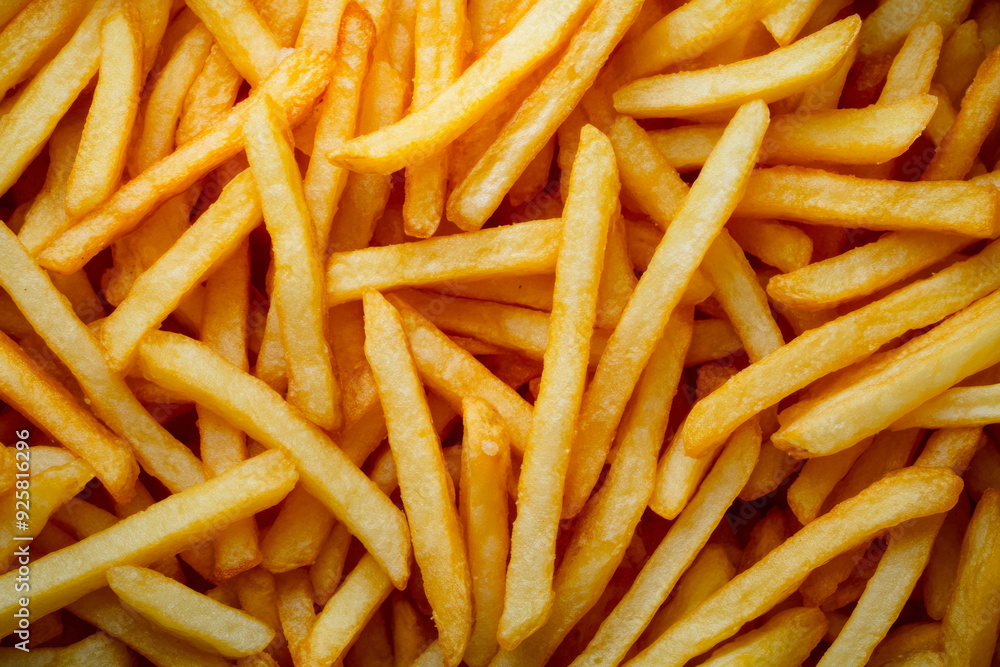 Texture Scattered Fried French Fries For Backgrounds Created With Artificial Intelligence Texture Scattered Fried French Fries For Backgrounds Created With Artificial Intelligence
