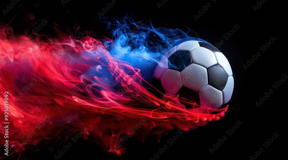 Fototapeta premium burning ball