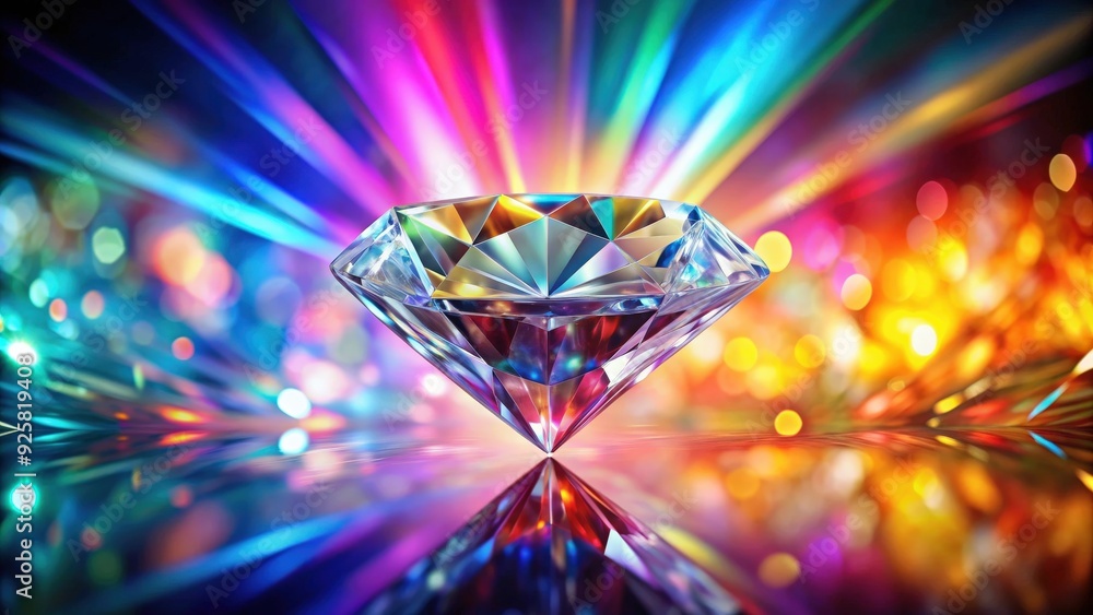 Diamond shining on colorful abstract background, diamond, gemstone, luxury, sparkle, precious, crystal, jewelry, abstract Diamond shining on colorful abstract background, diamond, gemstone, luxury, sparkle, precious, crystal, jewelry, abstract