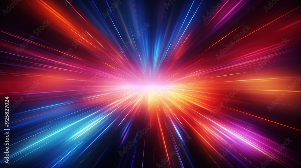 Abstract light streaks in vibrant colors creating a sense of speed and energy. Abstract light streaks in vibrant colors creating a sense of speed and energy.