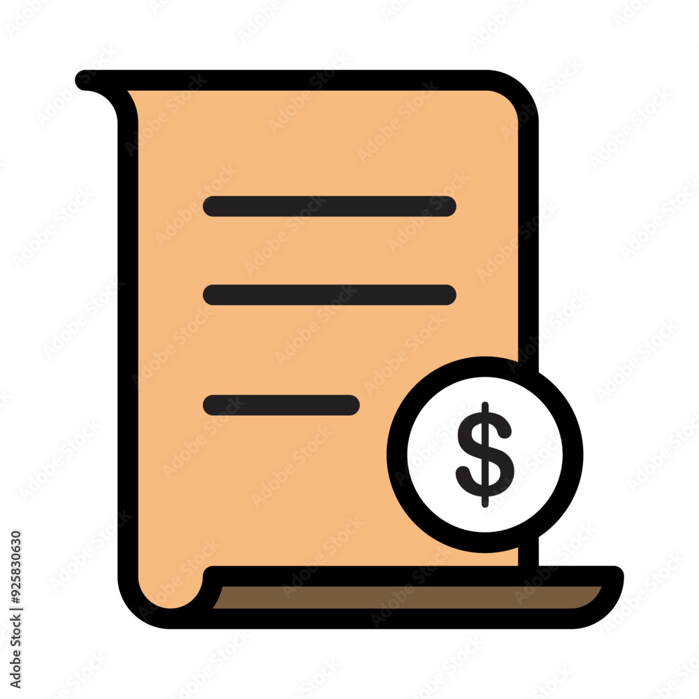 Invoice icon template Invoice icon template