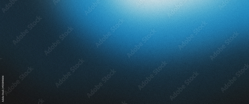 grainy color gradient background, blue white illuminated spots on black, noise texture effect, copy space grainy color gradient background, blue white illuminated spots on black, noise texture effect, copy space
