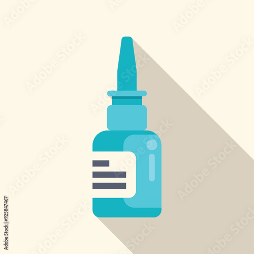 Nasal spray for relieving nasal congestion, often caused by the common cold, allergies or sinusitis