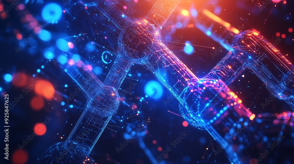 blockchain background illustration blockchain background illustration
