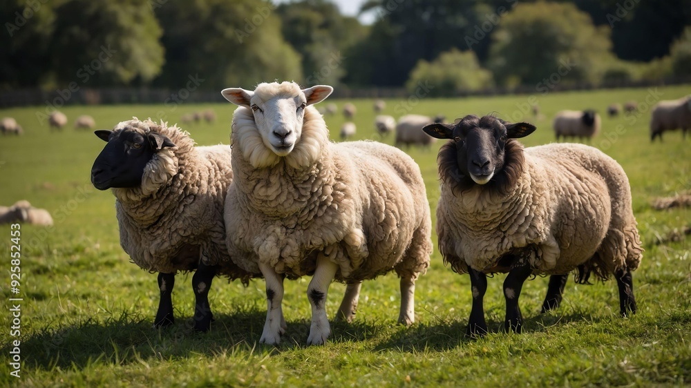 stock photography suffolk sheeps in a beautiful farm stock photography suffolk sheeps in a beautiful farm