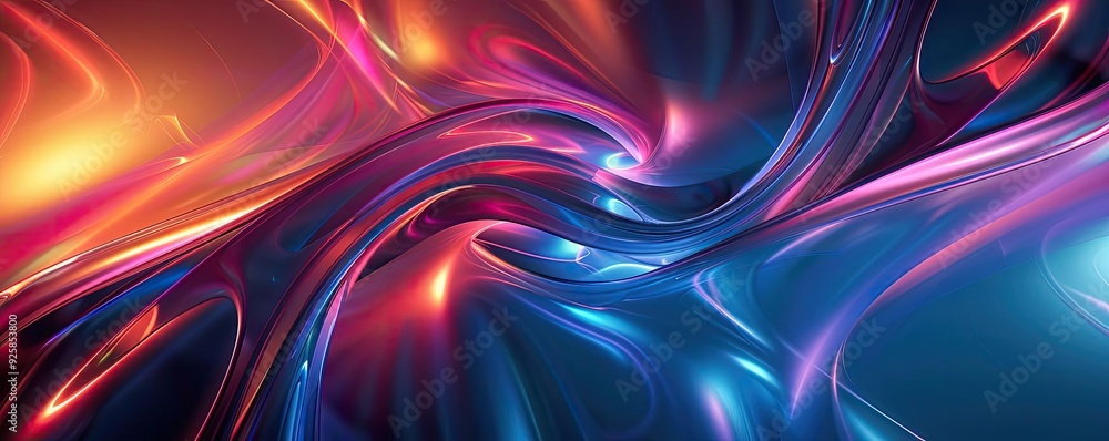 A vibrant, abstract swirl of colors, blending blue, red, and orange hues in a captivating digital art piece. A vibrant, abstract swirl of colors, blending blue, red, and orange hues in a captivating digital art piece.