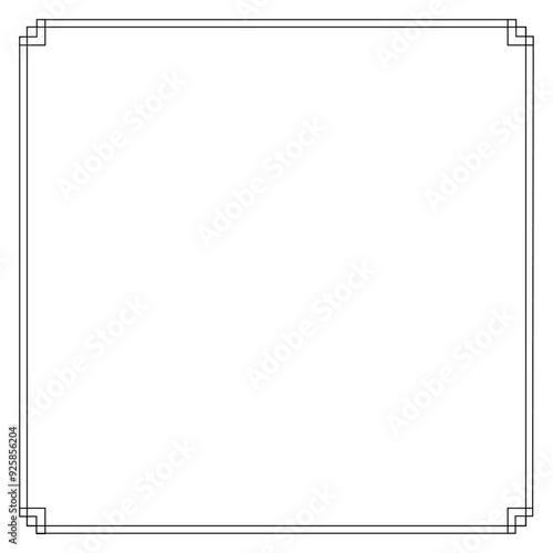 Frame art stock vector illustration