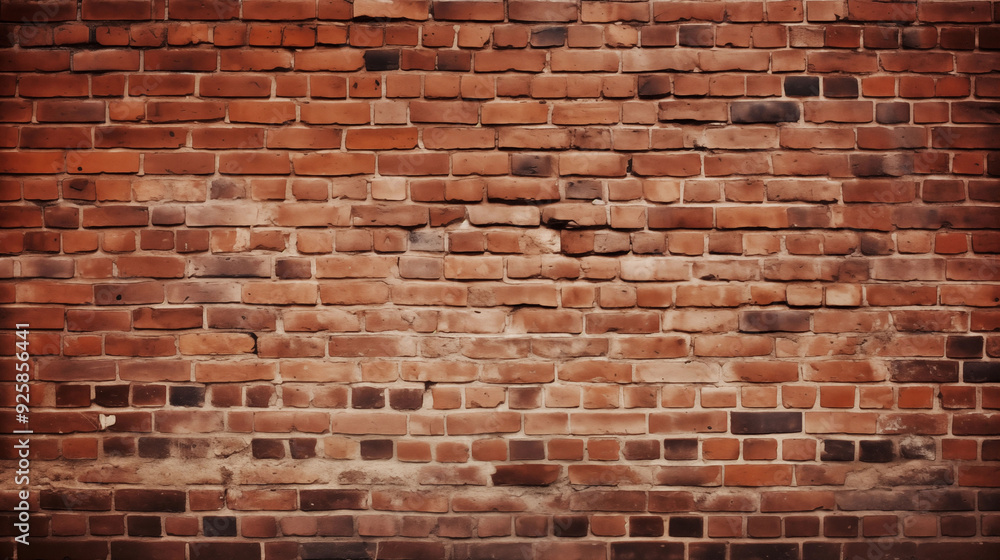 Old Red Brick Wall Background, Wide Panorama of Masonry, Black Brick Wall with Neon Lights, Dark Background for Design Old Red Brick Wall Background, Wide Panorama of Masonry, Black Brick Wall with Neon Lights, Dark Background for Design