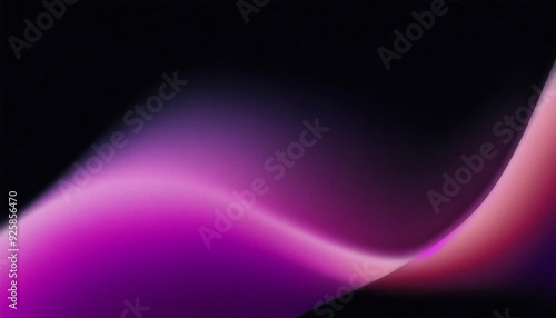 Black purple pink abstract grainy poster background vibrant color wave dark noise texture cover header