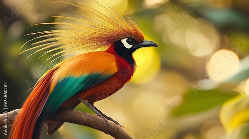 Bali bird-of-paradise --ar 16:9 --style raw --v 6.1 Job ID: 68821105-6544-4c06-bf9a-effba6564661 photo