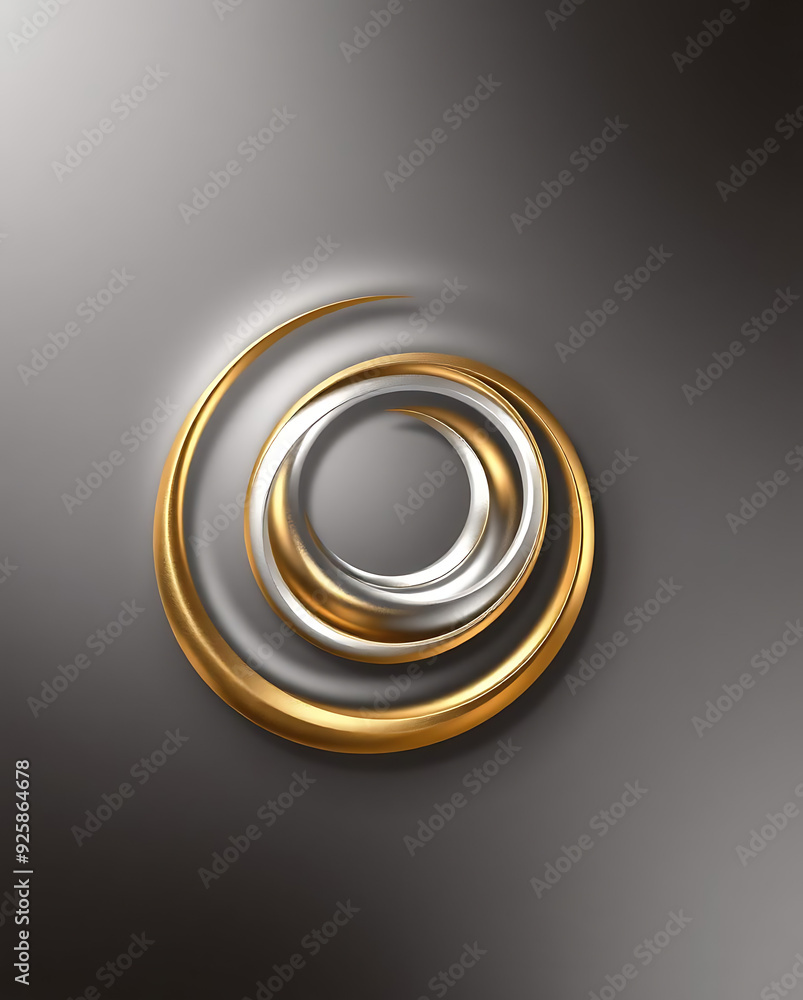 Abstract Metallic Swirl Abstract Metallic Swirl