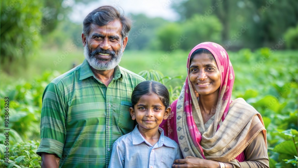 Indian Rural Farmer Family - Portrait of an Indian farmer family together in a rural setting.
Indian Rural Farmer Family - Portrait of an Indian farmer family together in a rural setting.