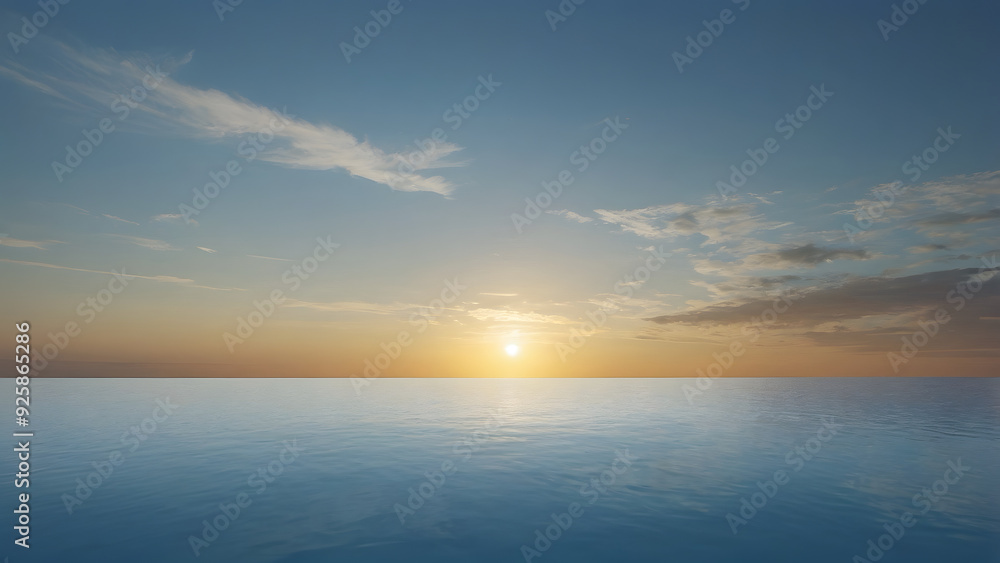 Obraz premium A minimalist sunny day wallpaper