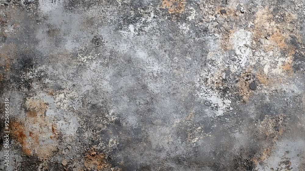 Abstract textured pattern with gray, brown, and white tones on surface Abstract textured pattern with gray, brown, and white tones on surface