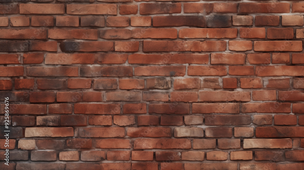 Old Red Brick Wall Background, Wide Panorama of Masonry, Black Brick Wall with Neon Lights, Dark Background for Design Old Red Brick Wall Background, Wide Panorama of Masonry, Black Brick Wall with Neon Lights, Dark Background for Design