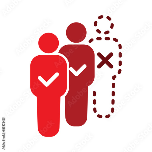 Absent icon template