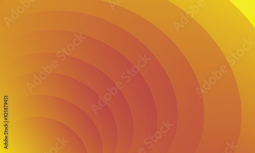 Abstract design circle color brown yellow background.