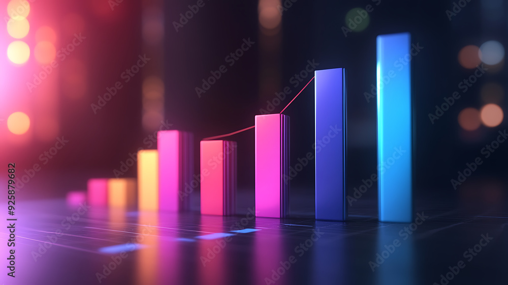 3D Bar Graphs, wallpaper, changing the view of numbers with diagrams 3D Bar Graphs, wallpaper, changing the view of numbers with diagrams