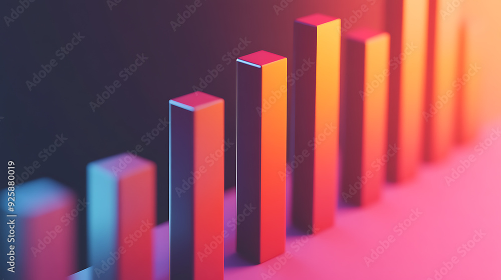 3D Bar Graphs, wallpaper, changing the view of numbers with diagrams 3D Bar Graphs, wallpaper, changing the view of numbers with diagrams