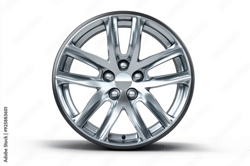 Car tire against a light background Car tire against a light background