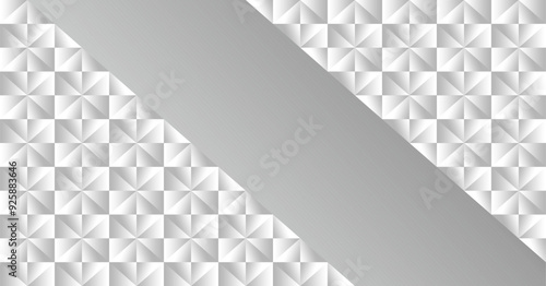 composition of empty space with gradient gray as a background for placing text or images in visual communication designs and geometric fields as artistic support