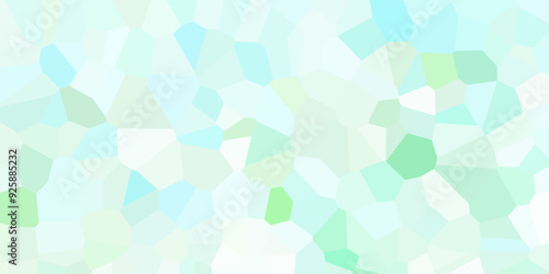 Abstract colorful background with triangles. background of crystallized. Pastel light mint colors stone tile pattern. Cement kitchen decor. Mint marble bath floor. Fabric vintage print. vector.