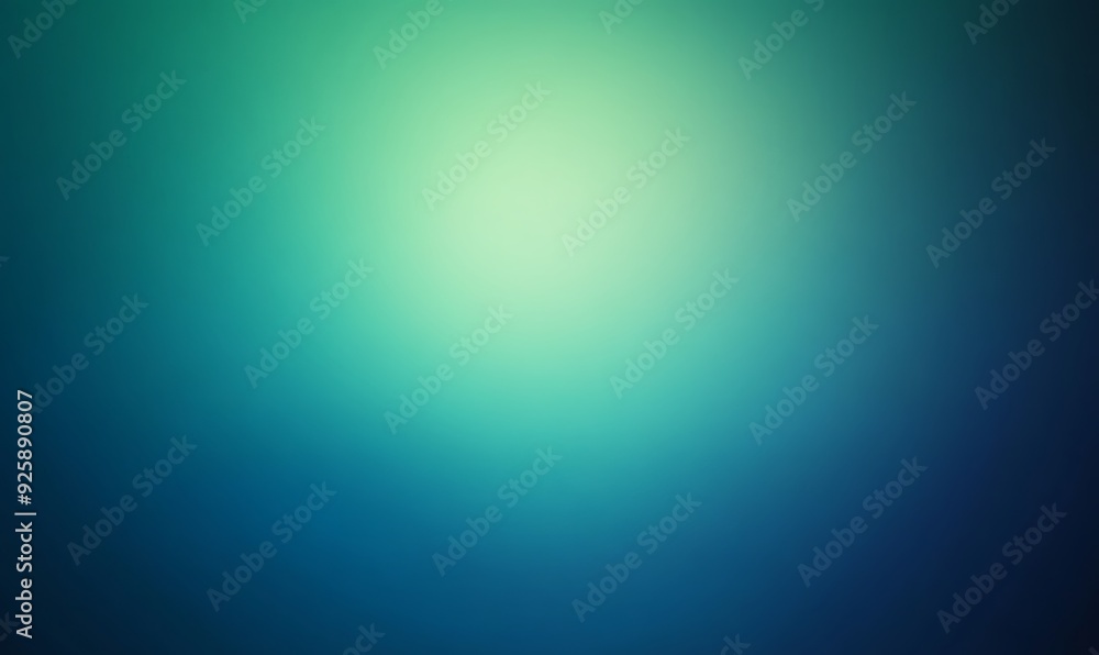 Obraz premium Smooth teal blue and light green background with a soft gradient