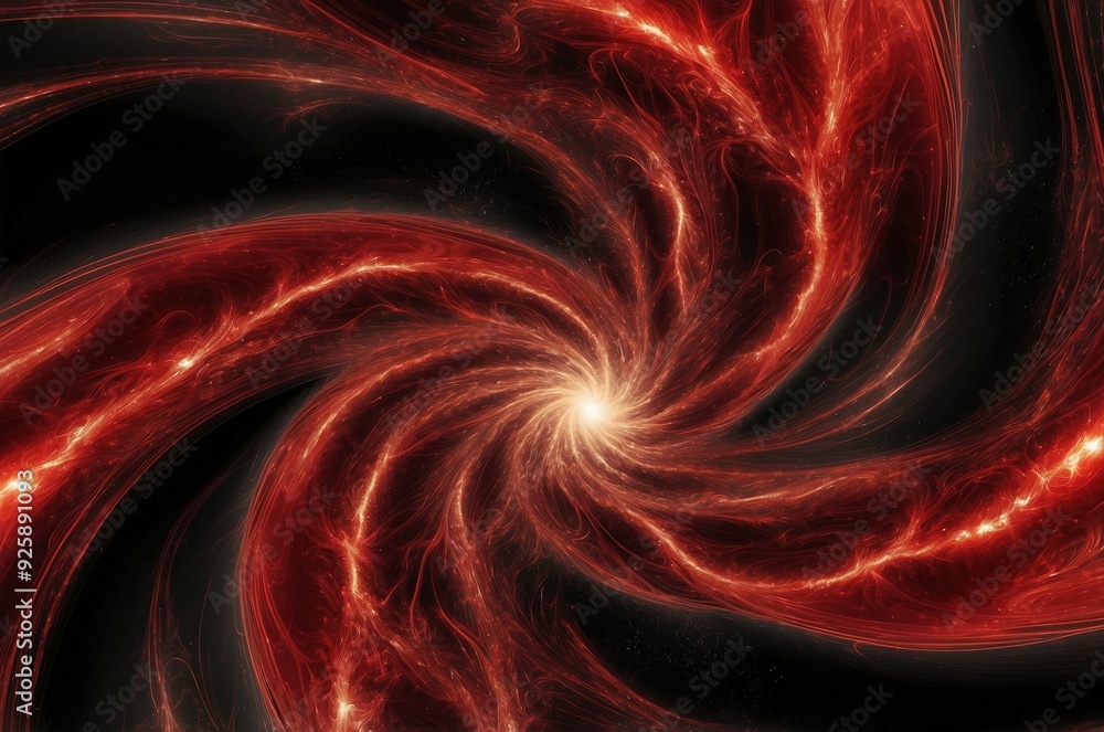 Abstract wallpaper of big bang explosion with red vortex spiral design Abstract wallpaper of big bang explosion with red vortex spiral design