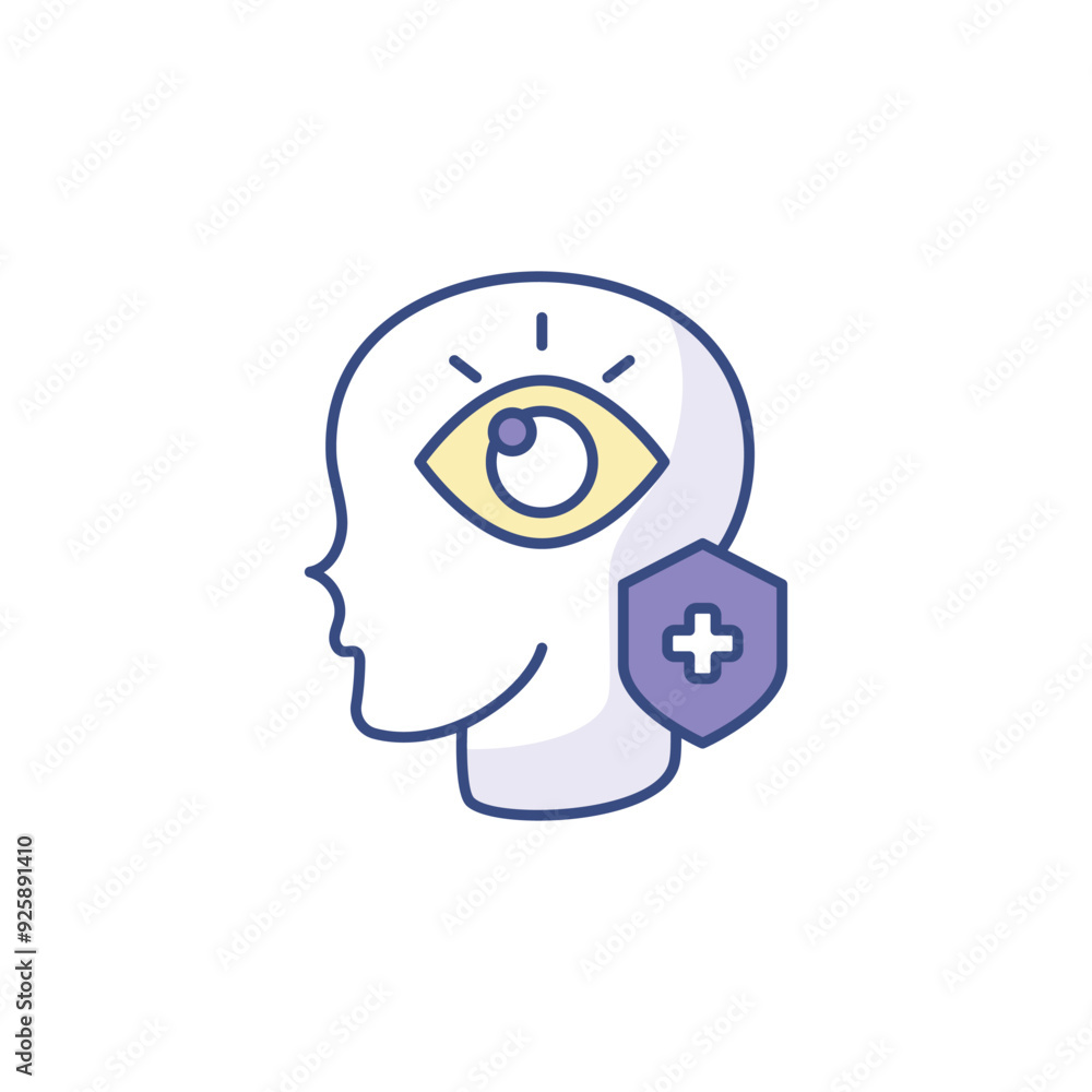 Ophtalmology icon design with white background stock illustration Ophtalmology icon design with white background stock illustration