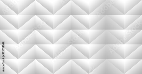 repetition of triangular geometric fields forming zig-zag lines with gray gradations as inspiration in visual communication design or textile design