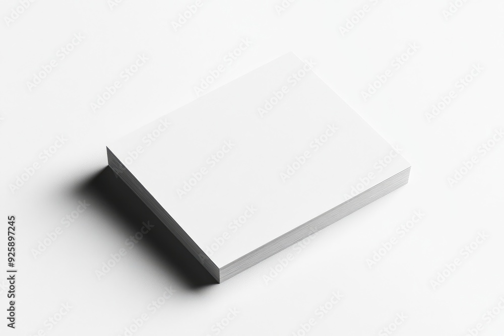 A6 Card Mockup with Texture and Shadow for Business Presentation A6 Card Mockup with Texture and Shadow for Business Presentation