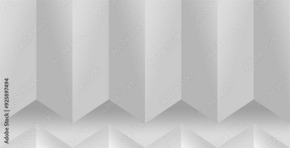 repetition of triangular geometric fields forming zig-zag lines with ...