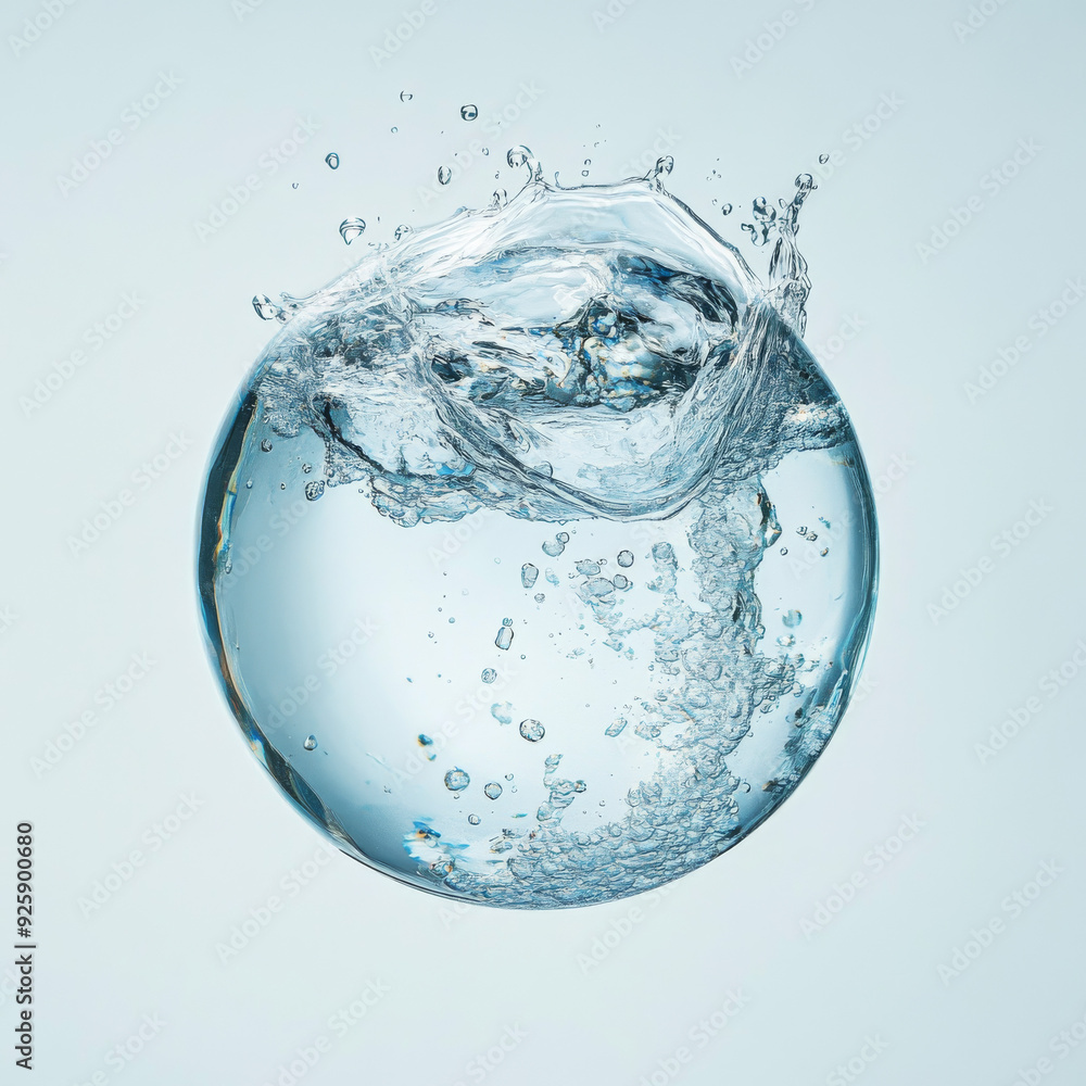 water splash in water ball water splash in water ball