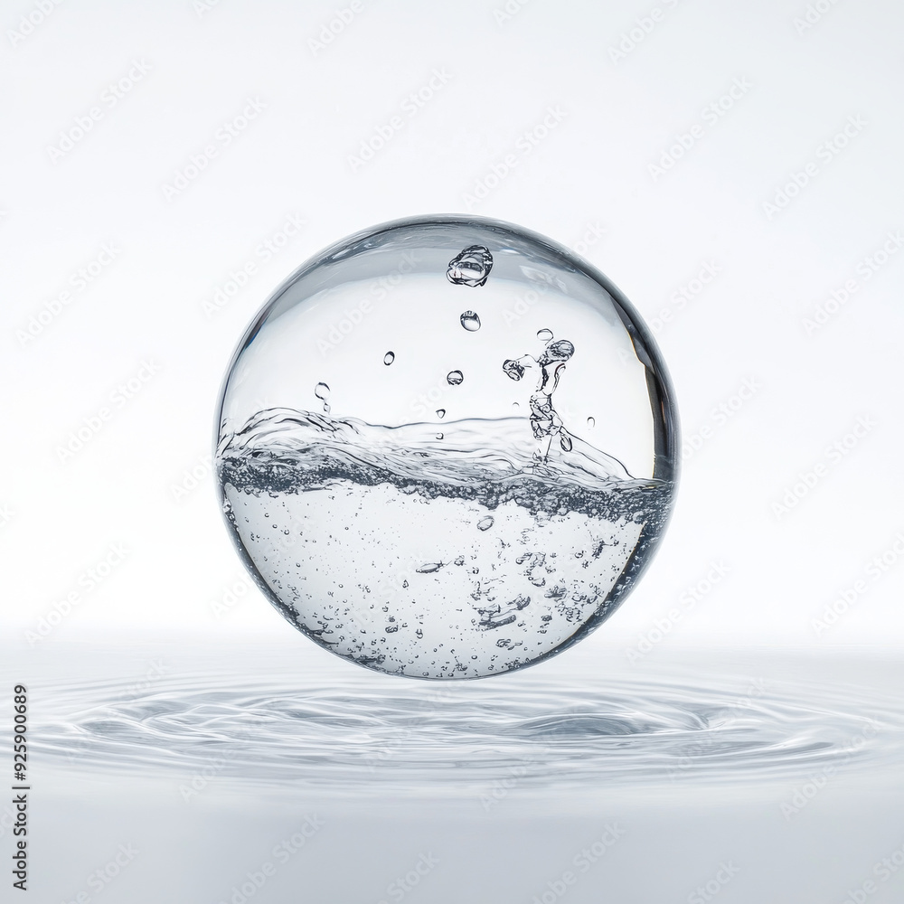 water splash in water ball water splash in water ball