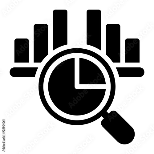comparative analysis, comparative research, comparison, compare, analysis, research glyph or solid icon