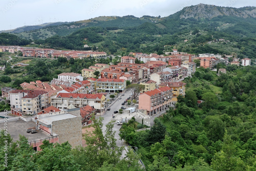 Laviano - Il nuovo borgo dopo il terremoto del 1980