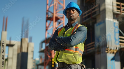 The construction site worker photo