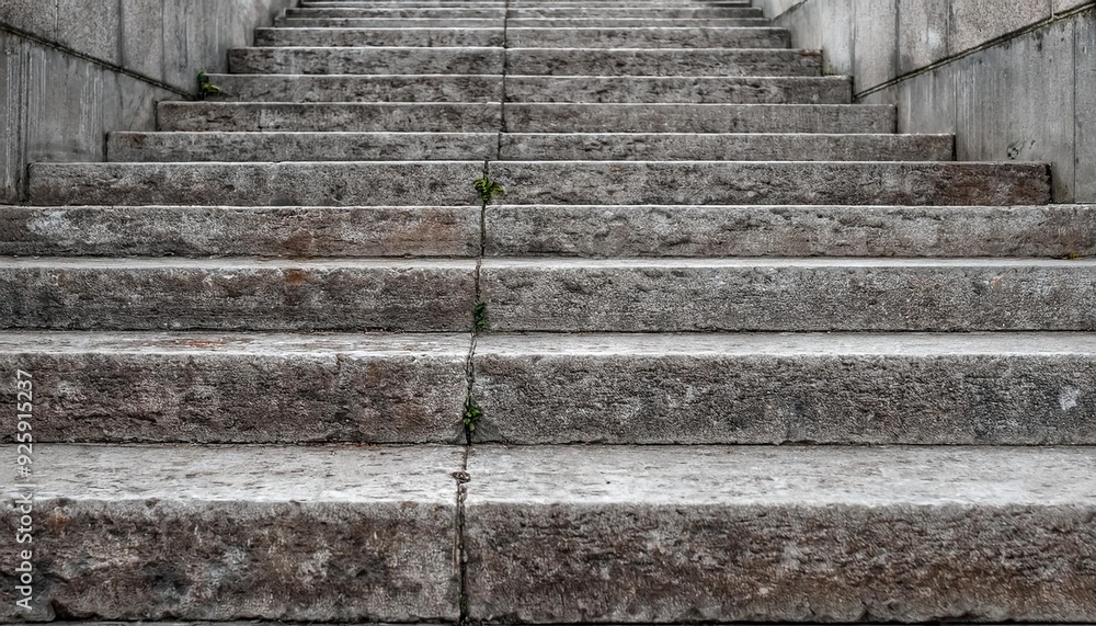 A detailed texture of worn concrete steps, with visible signs of foot traffic, small chips, and uneven wear, offering a gritty, urban feel A detailed texture of worn concrete steps, with visible signs of foot traffic, small chips, and uneven wear, offering a gritty, urban feel