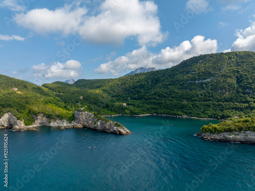 Beautiful landscape of Gideros Bay - Cide, Kastamonu, Turkey photo