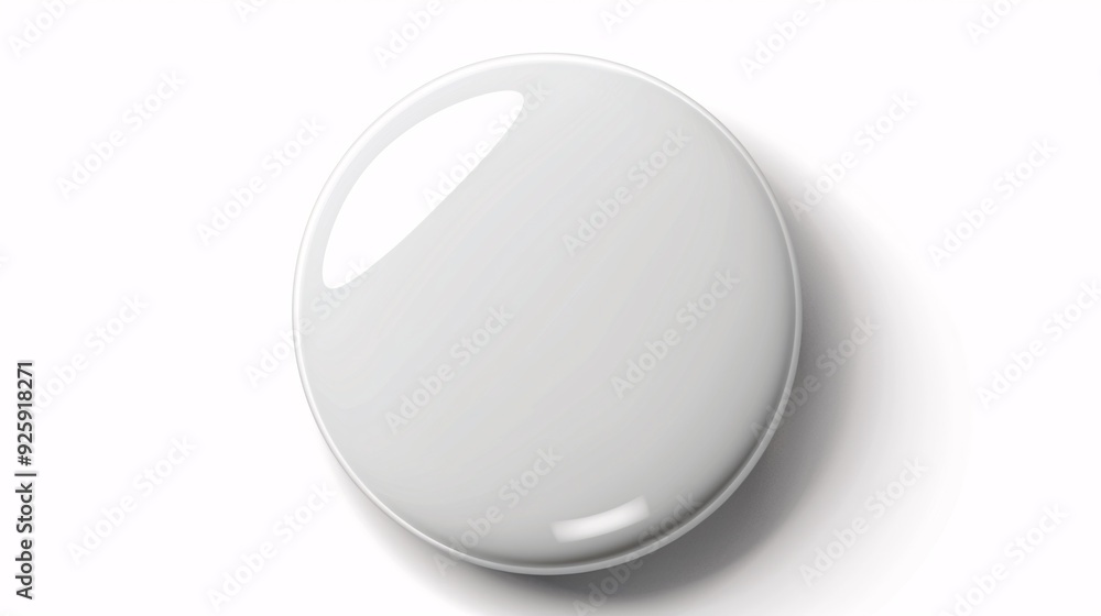 An illustration of a blank pin button on a white background, easy to use for design presentations. An illustration of a blank pin button on a white background, easy to use for design presentations.