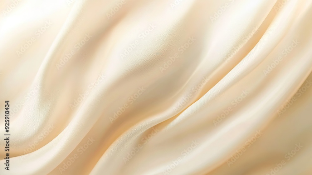 Light beige grainy gradient background, vanilla toned blurry cosmetics background, silk drapery backdrop Light beige grainy gradient background, vanilla toned blurry cosmetics background, silk drapery backdrop