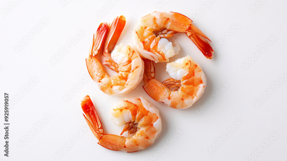 Three Cooked Shrimp Three Cooked Shrimp