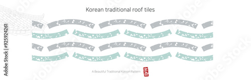 Korean traditional tile, roof,