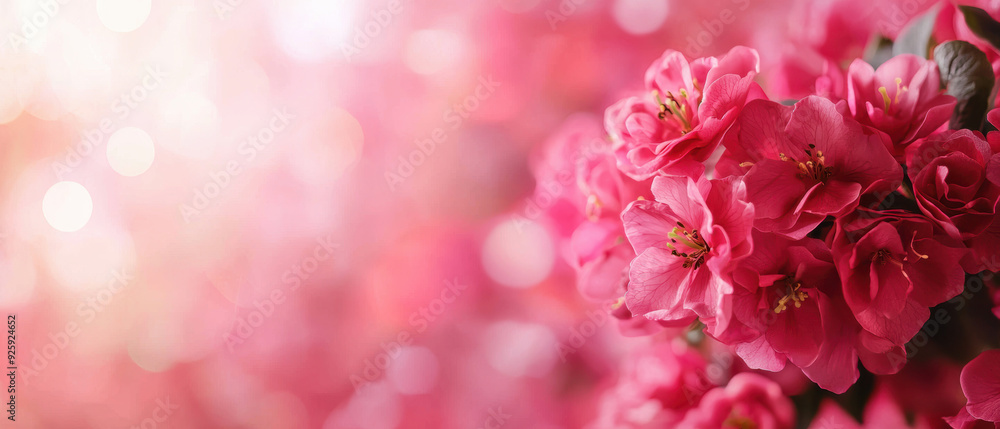 Close-up of vibrant pink blossoms with a soft focus background, emphasizing delicate petals and springtime beauty in full bloom. Close-up of vibrant pink blossoms with a soft focus background, emphasizing delicate petals and springtime beauty in full bloom.