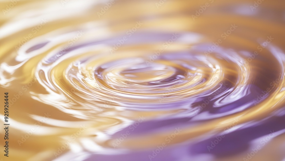 Abstract ripples of purple and yellow water. Abstract ripples of purple and yellow water.