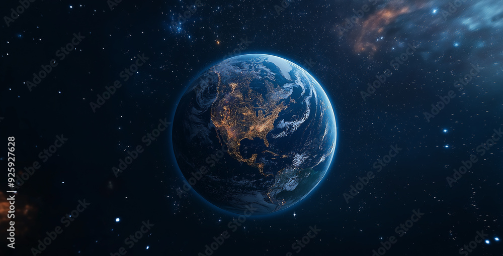 Earth in space galaxy universe Earth in space galaxy universe