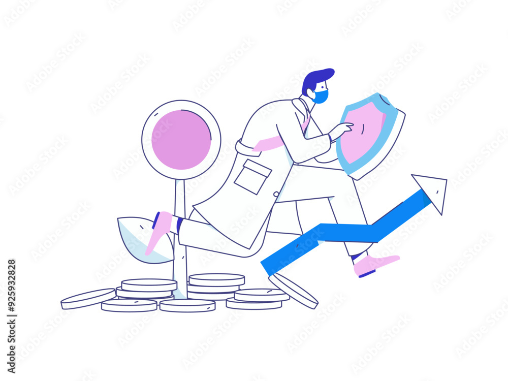 Internet financial management investment flat vector concept operation hand drawn illustration
Internet financial management investment flat vector concept operation hand drawn illustration