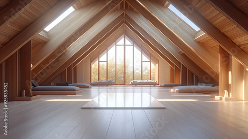 Wooden Ceiling Loft.